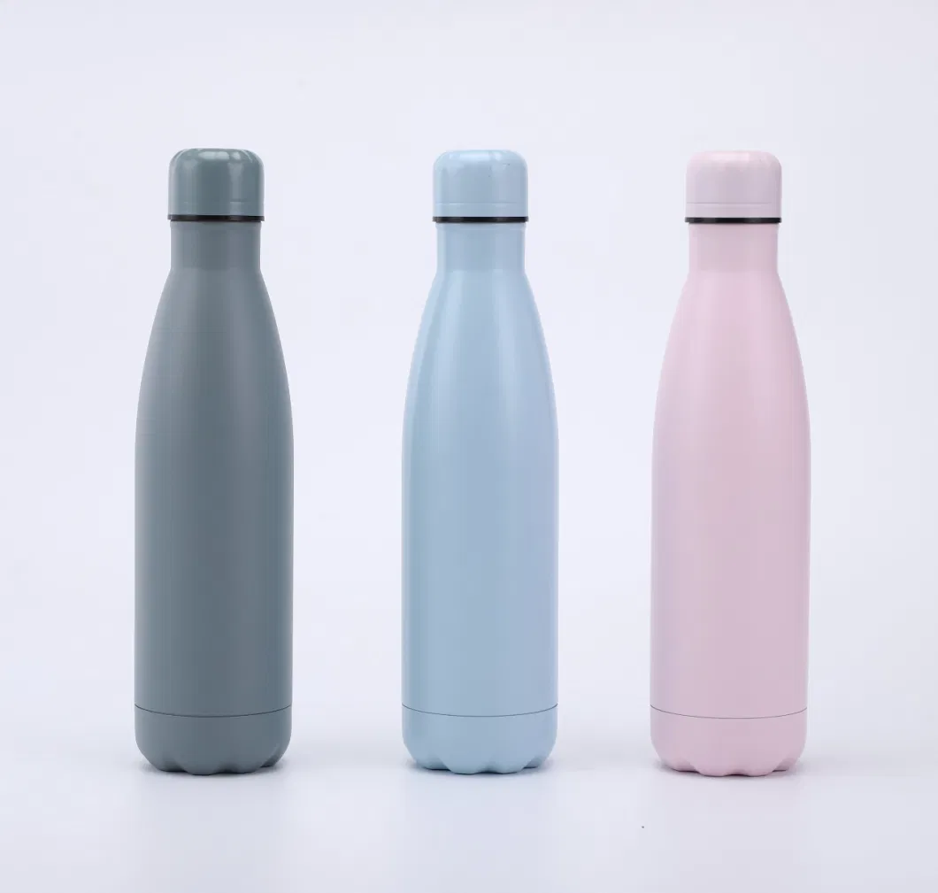 400ml Stainless Steel Custom Logo Sport Bottle Insulated Water Bottle Vacuum Flask with PP Lid